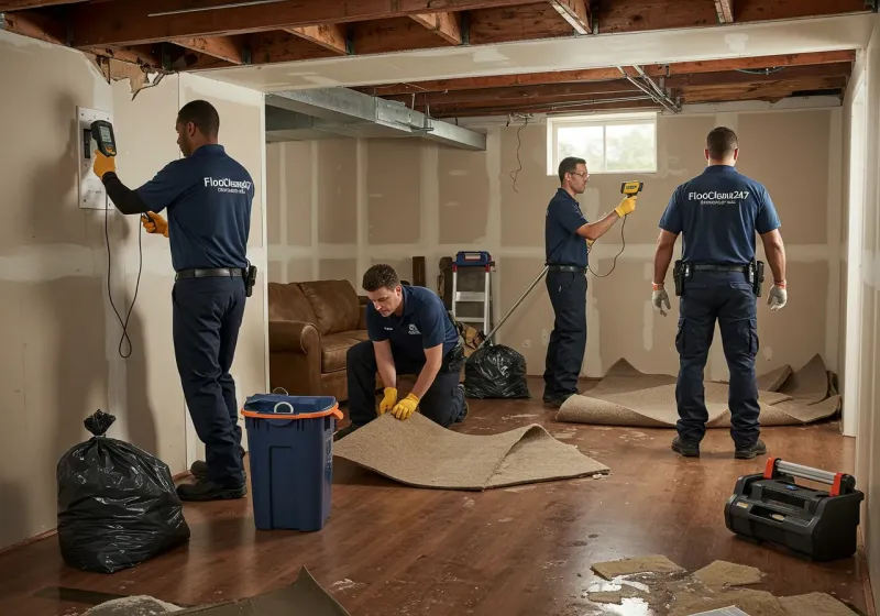 Flood DamageMaterial Assessment and Debris Removal process in Kemah, TX